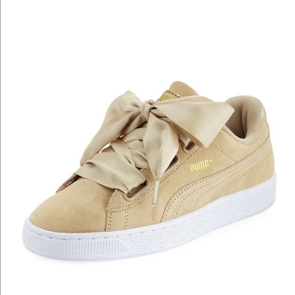 puma suede satin heart puma suede satin heart